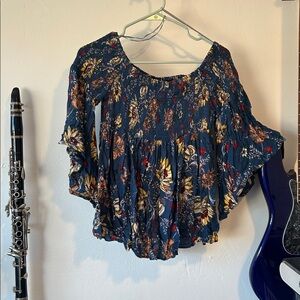 Angie Multicolor Floral Blouse